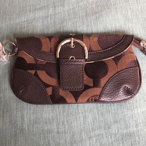 Little Coach wristlet